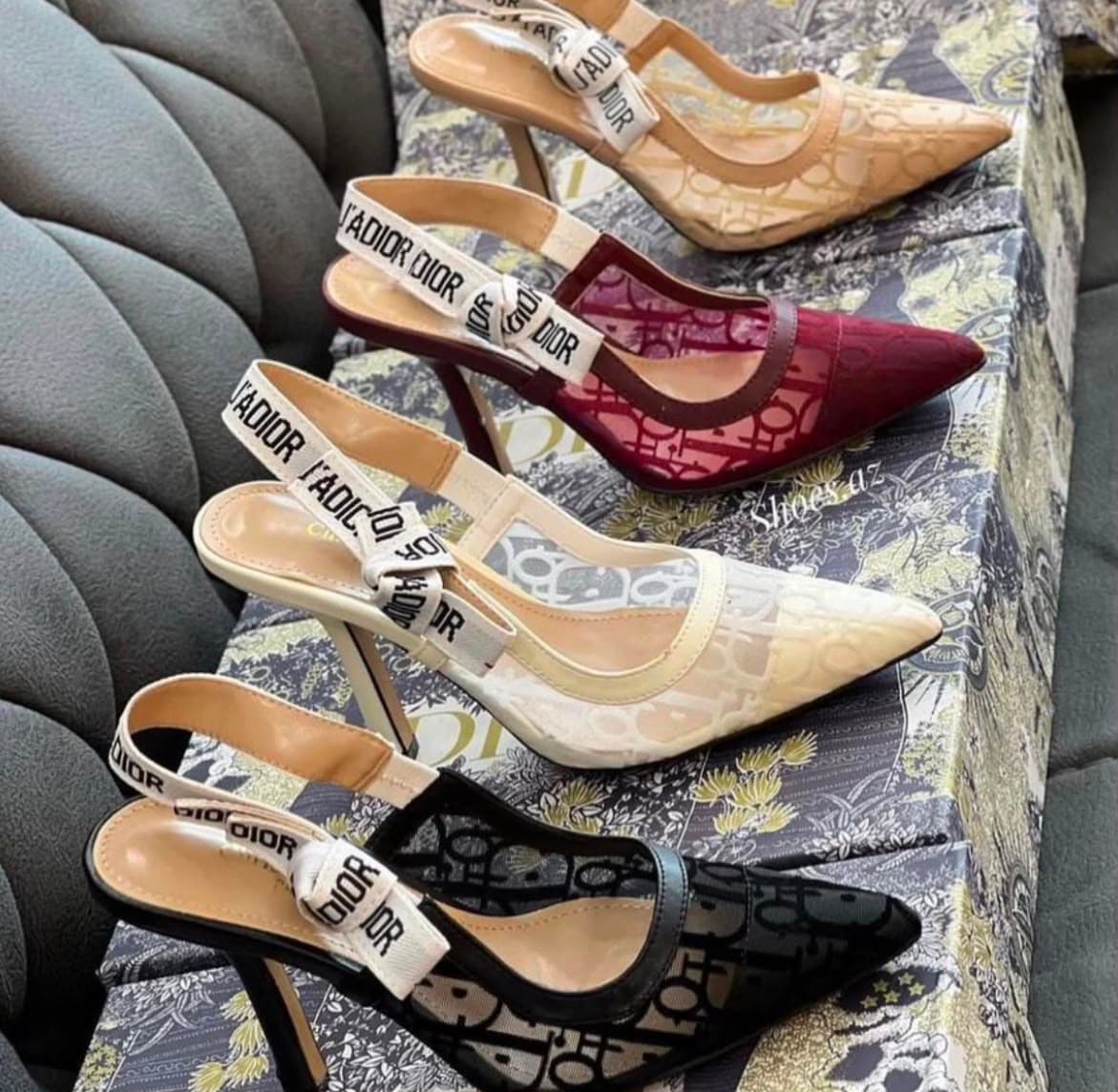 Christian Dior Lace Heels (Fully Boxed)
