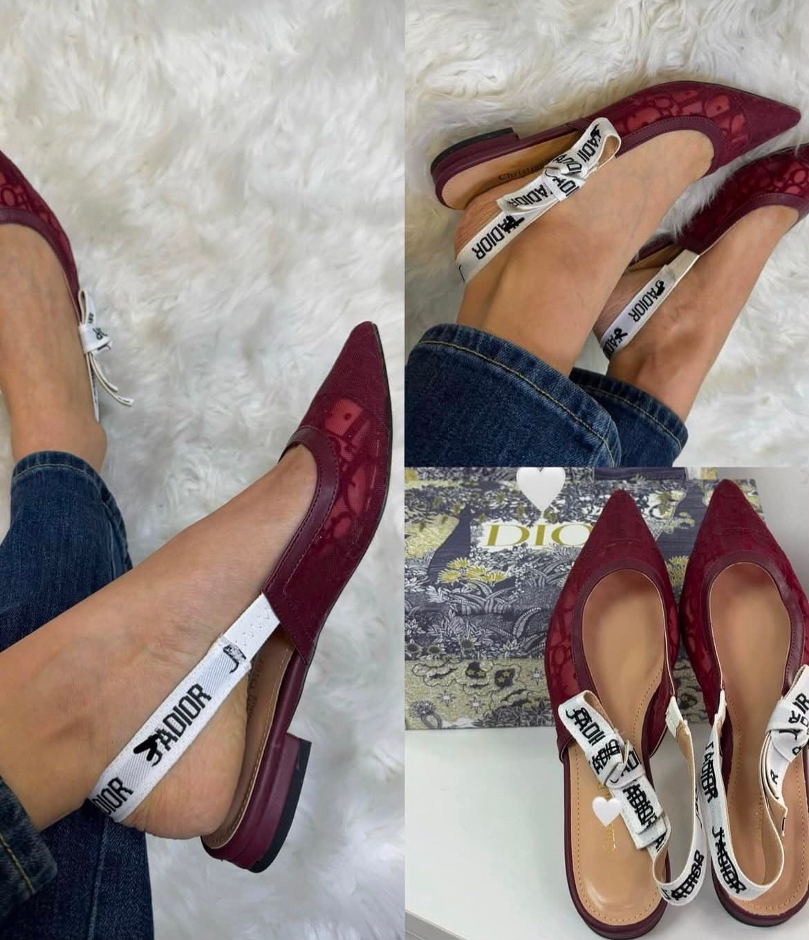 Christian Dior Mules (Fully Boxed)