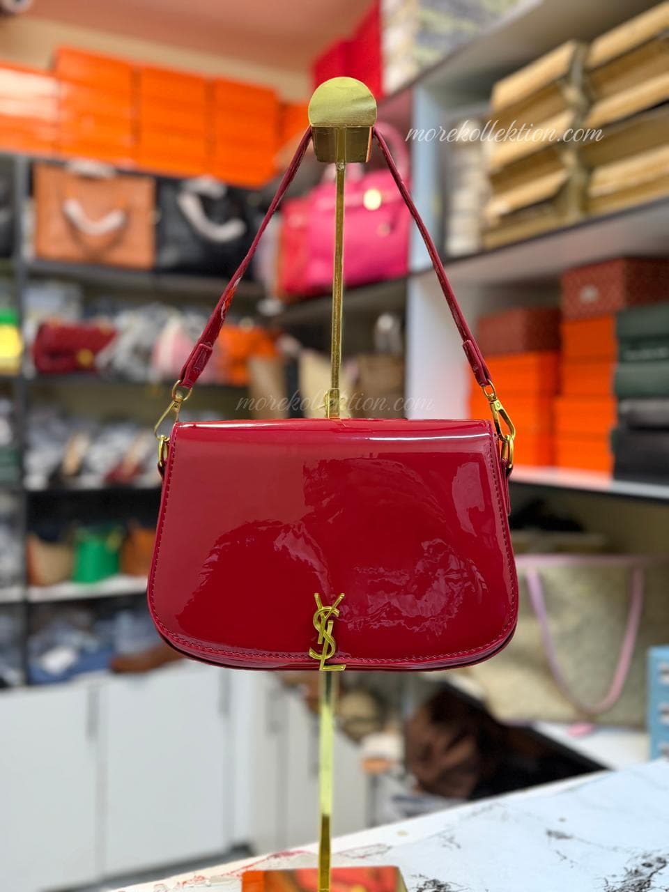 YSL (SAINT LAURENT) MINI VOLTAIRE SHOULDER BAG (FULLY BOXED) photo 1
